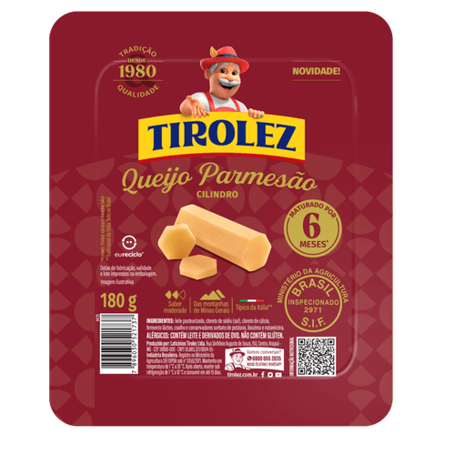 QUEIJO PARME TIROLEZ 6M CILIND 200G