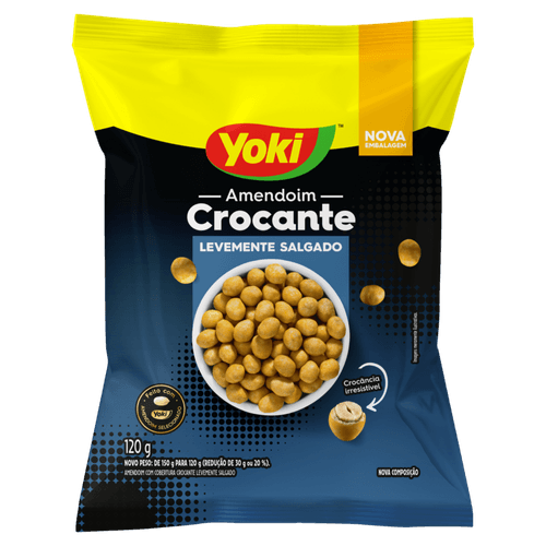 Amendoim Crocante Yoki Pacote 120g