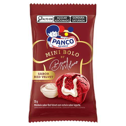 BOLO BEBEZINHO PANCO RED VELVET 35G-PC