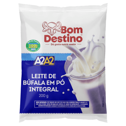 LEITE DE BÚFALA EM PÓ INTEGRAL 200G