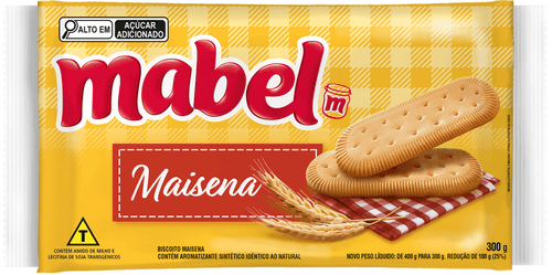 BISC DOCE MABEL 300G-PC MAIZENA