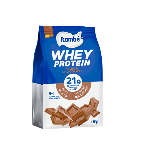 SUPLEMENTO EM PÓ WHEY PROTEIN ITAMBE  PACOTE 450G-