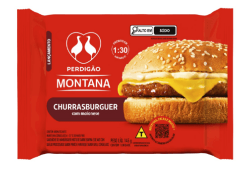 SANDUICHE PERDIGAO 145G CHURRASBURGER