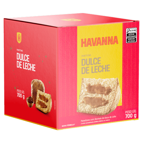 Panettone Arg Havanna 700g-Cx Doce Lte