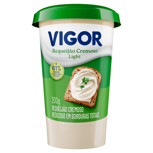 Requeijão Cremoso Light Vigor Copo 200g