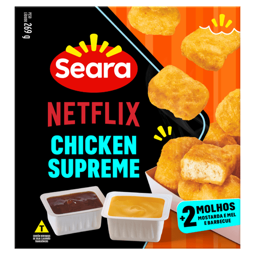 Empanado de Frango Netflix Seara Chicken Supreme Caixa 269g