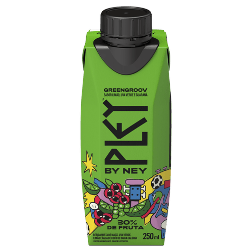 Bebida Greengroov Pley by Ney Caixa 250ml