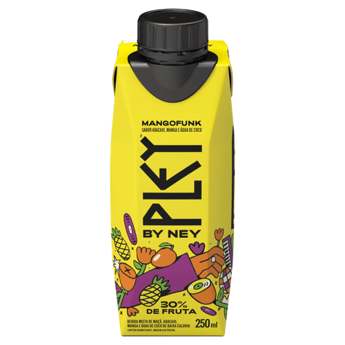 Bebida Mangofunk Pley by Ney Caixa 250ml