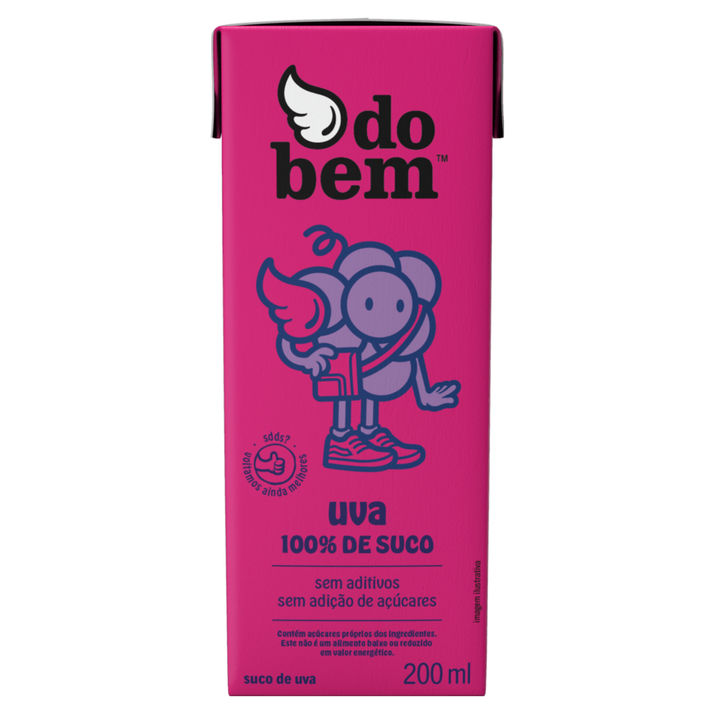 SUCO DO BEM 200ML- UVA