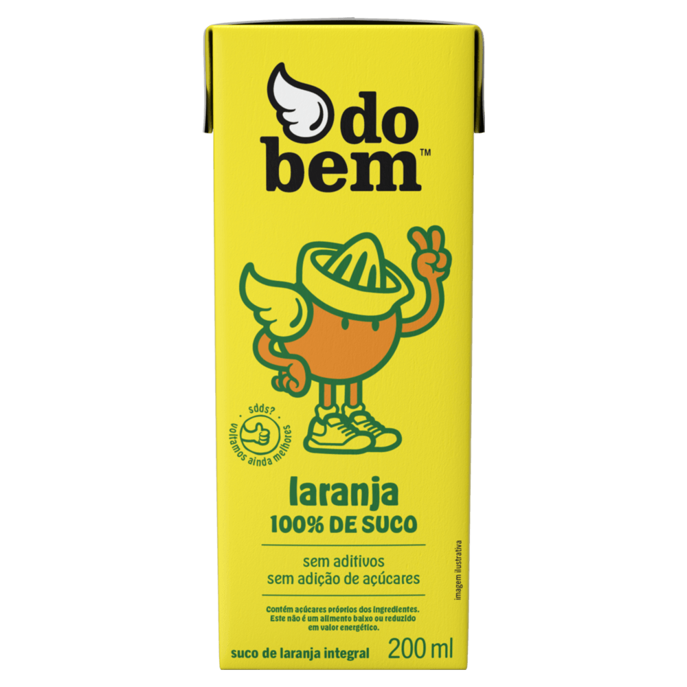 SUCO DO BEM 200ML- LARANJA