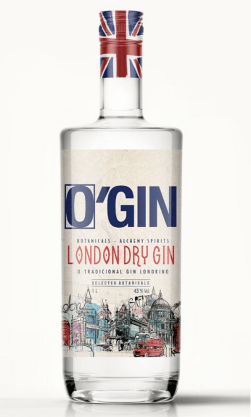 GIN OGIN LONDON DRY 1L 43,5VOL