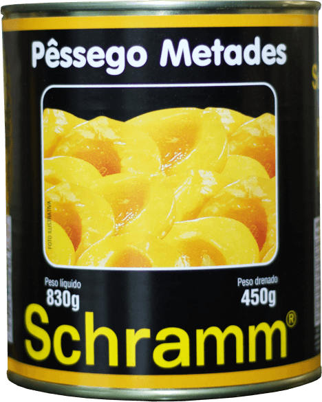 PESSEGO CALDA SCHRAMM 450G-LT FATIAS