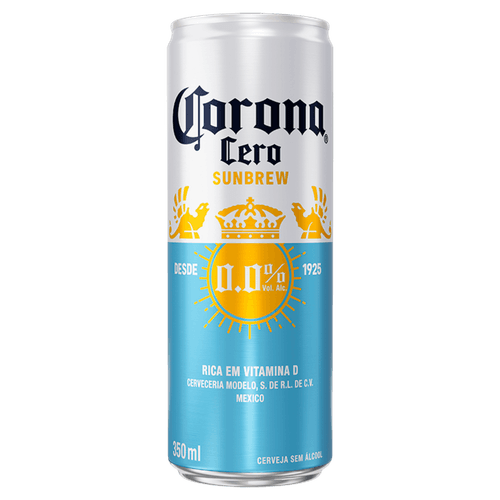 Cerveja Sem Álcool Corona Cero Sunbrew 350ml