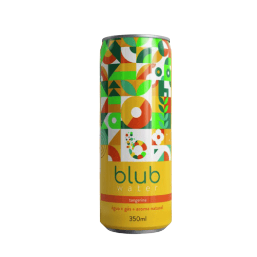 Água Aromatizada Blub Com Gas Tangerina350ml