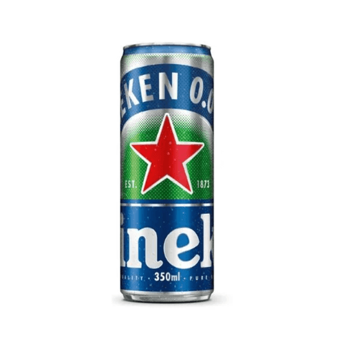 Cerveja Lager Zero Álcool Heineken Lata 350ml