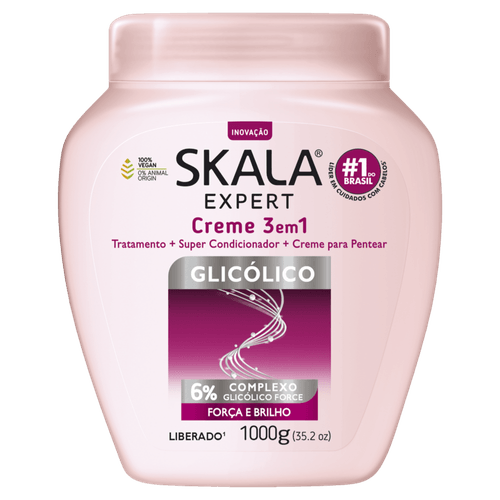 Creme 3 em 1 Skala Expert Glicólico Pote 1000g