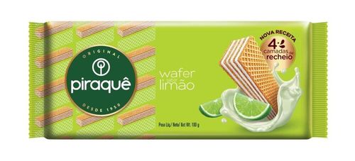 Biscoito Wafer Recheio Limão Piraquê Newafer 100g