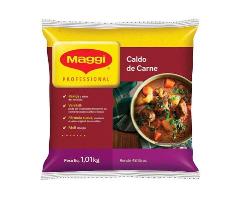 Caldo Em Pó Maggi Carne Pacote 1,01Kg