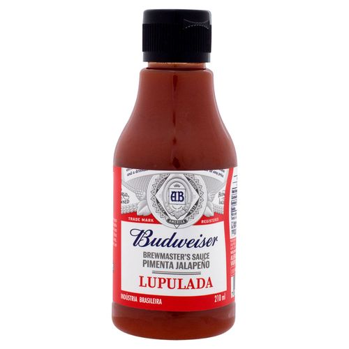 Molho de Pimenta Budweiser Jalapeño Lupulada 210ml