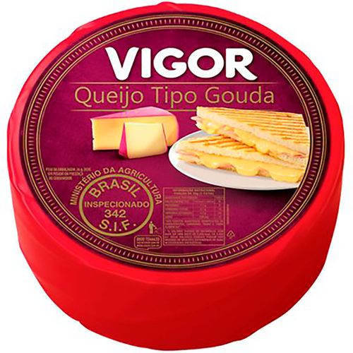 Queijo Vigor Tipo Gouda 1Kg