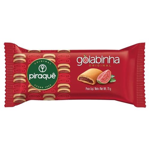 Biscoito Recheio Goiabinha Piraquê 75g