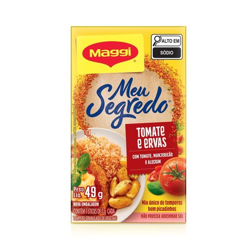 Tempero MAGGI Meu Segredo Tomate e Ervas 49g