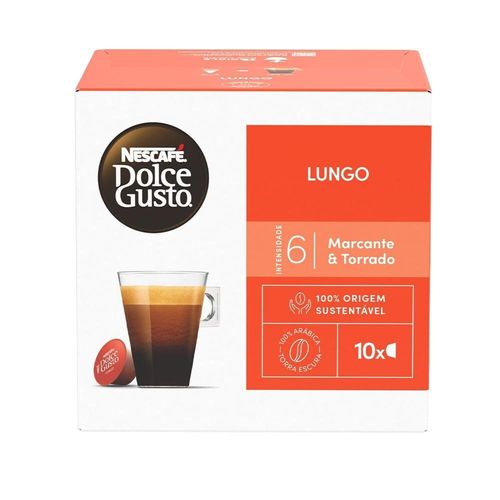 Café em Cápsula NESCAFE DOLCE GUSTO Lungo 10 Cápsulas