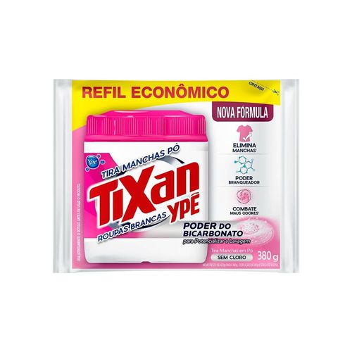 Tira Manchas em Pó Tixan Ypê Roupas Brancas 380g