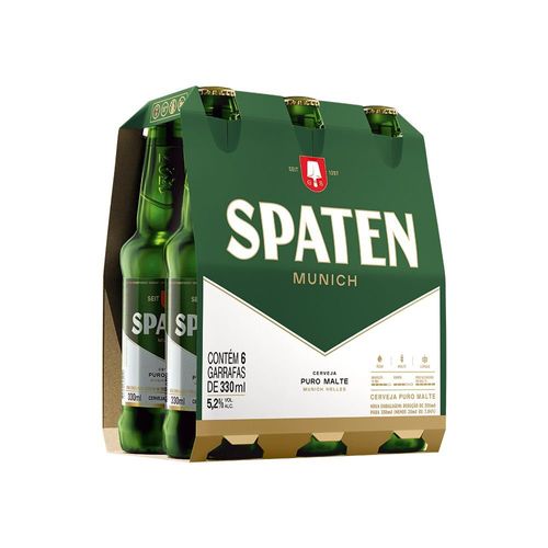Cerveja Spaten Puro Malte 330ml Long Neck