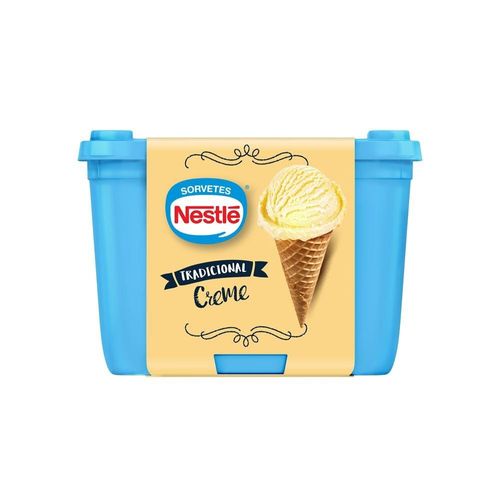 Sorvete Nestlé Tradicional Creme  Pote 1,5L