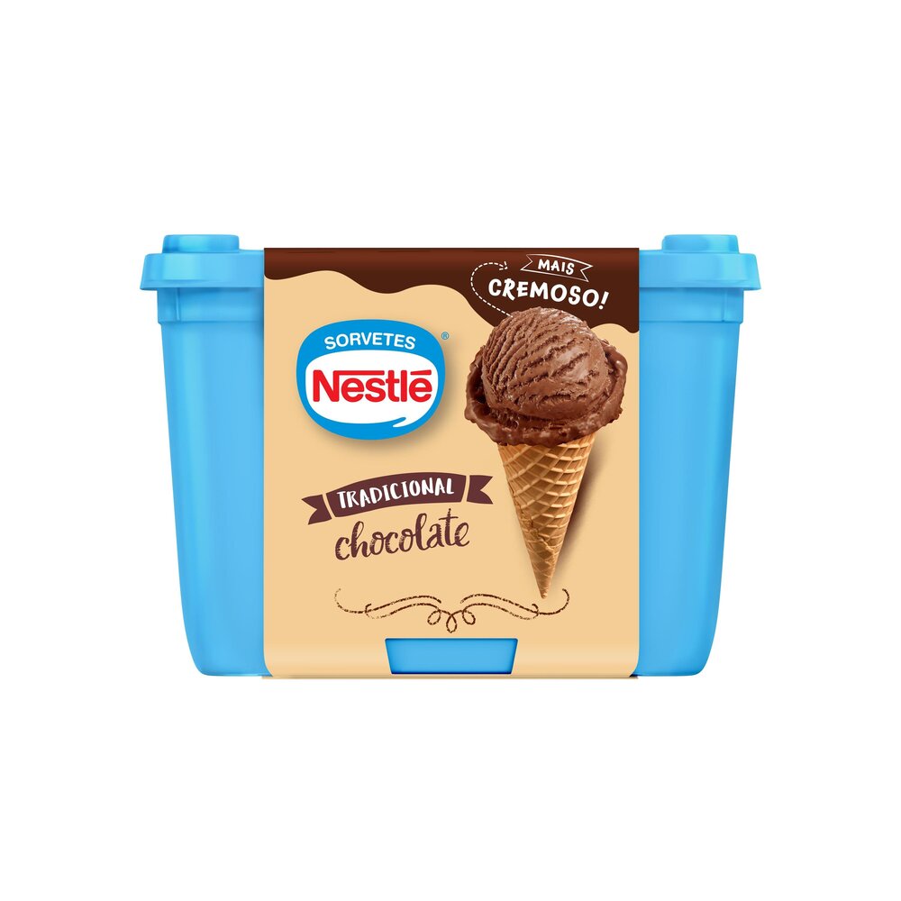 Sorvete Nestlé Tradicional Chocolate 1.5l