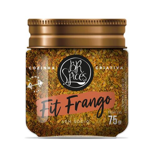 Tempero para Frango Zero Sódio BR Spices Fit Pote 75g