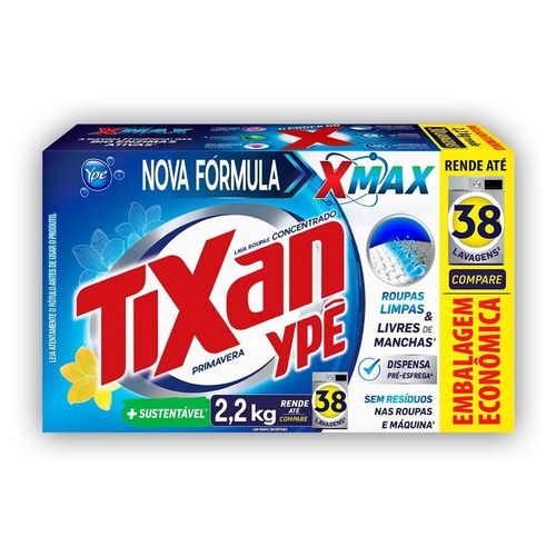 Sabão em Pó Tixan Ypê Primavera 2,2Kg