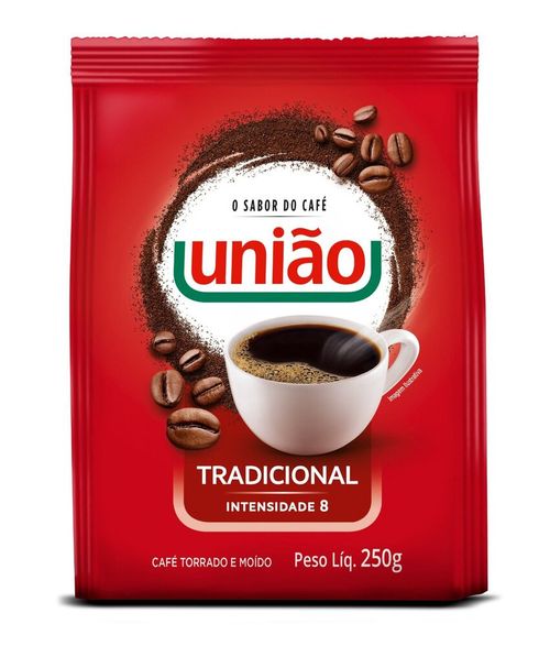 Café Torrado e Moído Tradicional Pouch União 250g