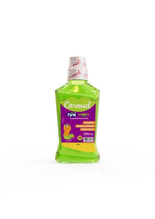 Enxaguante Bucal Carmed Fini Minhocas 250ml