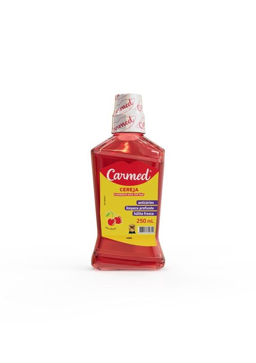 Carmed Enxaguante Bucal Cereja 250ml
