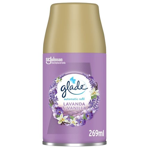 Desodorizador Glade Automatic Spray Refil Lavanda & Baunilha 269ml Oferta Especial