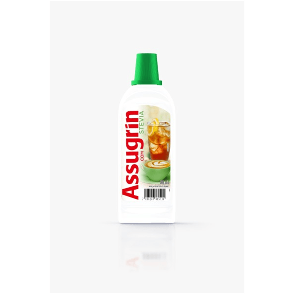 Adoçante Líquido Assugrin com Stévia Sem Glúten 80 ml