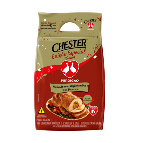 Chester® Perdigão Semidesossado E Recheado Com Farofa Natalina 1Kg