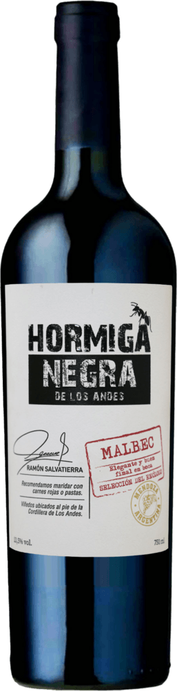 VINHO ARG HORMIGA NEGRA 750ML TT MALBEC