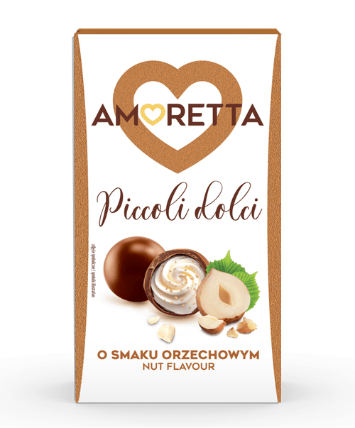 CHOCOLATE POLONES MIESZKO 155G AMORETTA PICCOLI DOLCI- NUTS