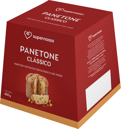 Panetone Clássico Super Nosso Caixa 450g