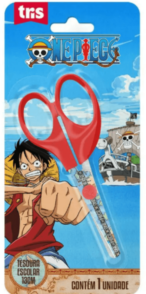 TESOURA ESCOLAR TRIS ONE PIECE 1UN 13CM
