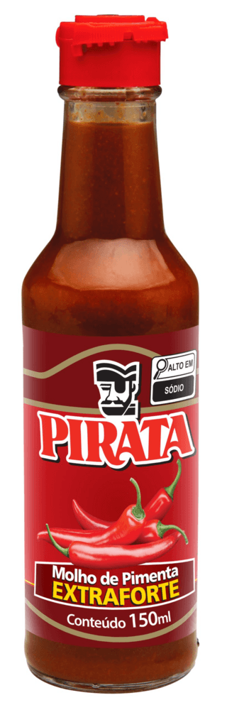 MOLHO PIMENTA PIRATA EXTRA FORTE 150ML