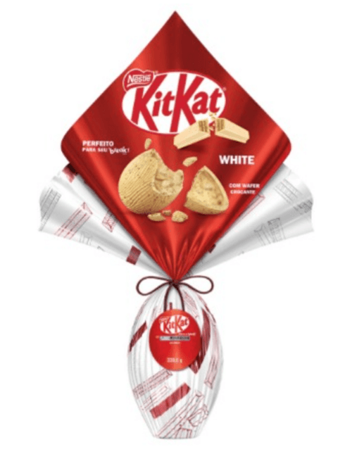 Ovo de Páscoa Branco Kitkat Nestlé 338,5g