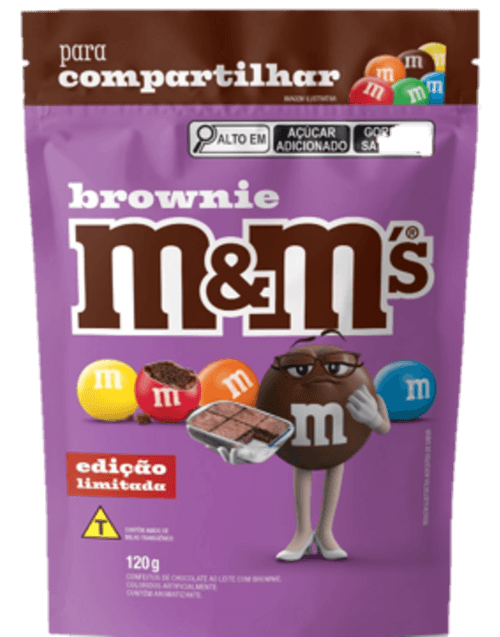 CONFEITO M&M 120G-PC BROWNIE