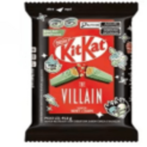 CHOCOLATE NESTLE KITKAT MINT+DARK CHOC MEIO AMARGO 41,5G-TA EDICAO LIMITADA - THE VILLAIN