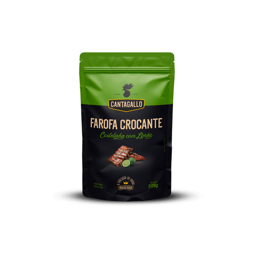 FAROFA CANTAGALLO CROCANTE 200G - COSTELINHA COM LIMÃO