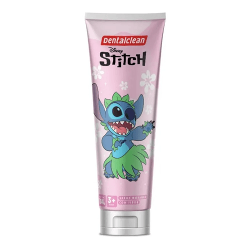 Gel Dental Infantil Dentalclean com Flúor Stitch Morango 104G-Cx