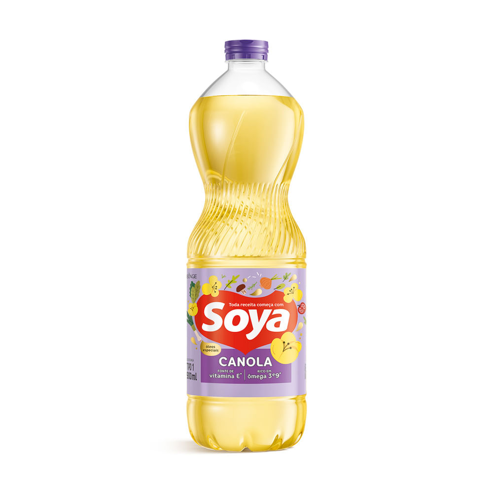 Óleo de Canola Soya Pet com 900ml